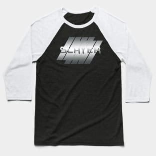 Metallic Illustration Slayer Baseball T-Shirt